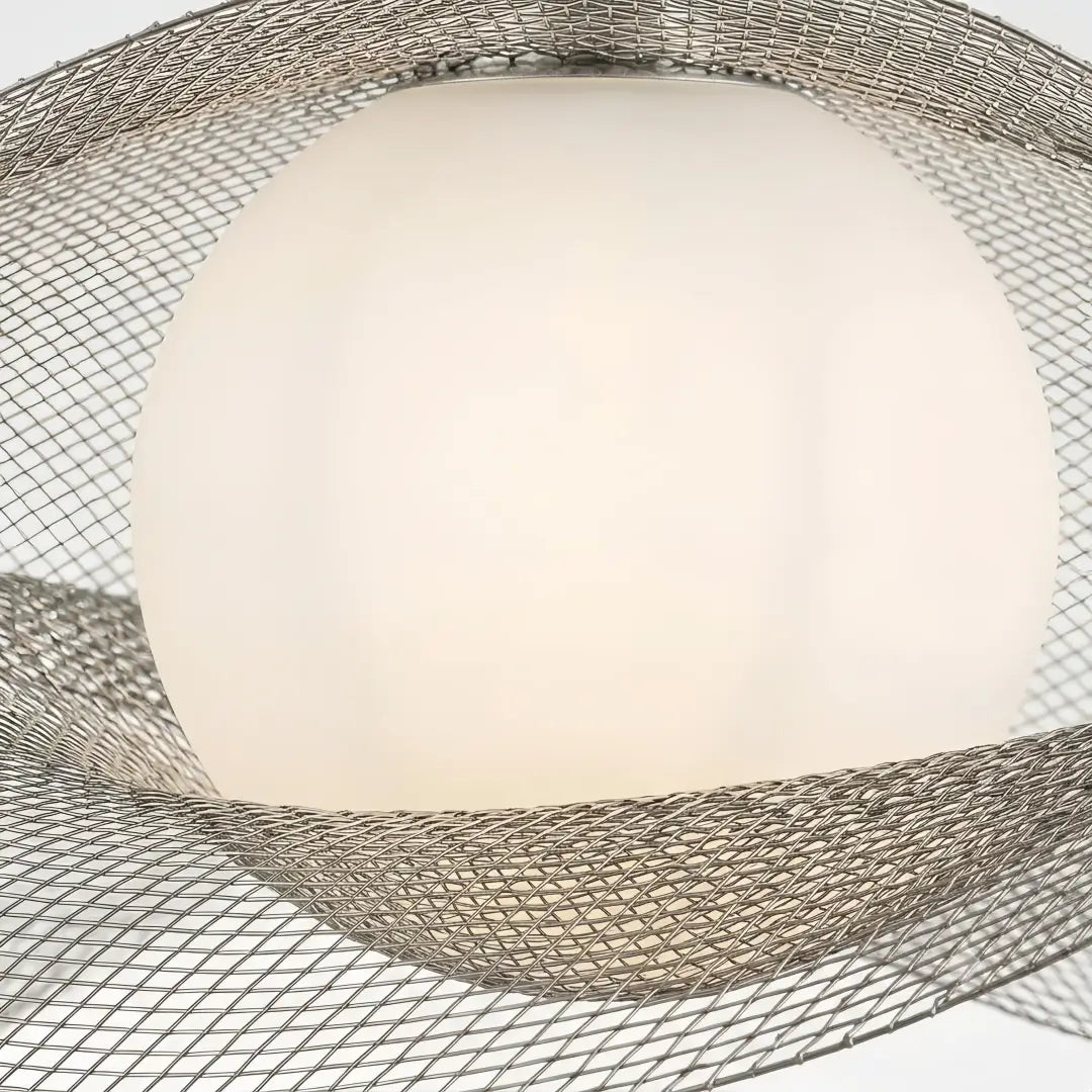 Velora Art Deco Pendant Light - Stainless Steel - 3 Color Temps for Dining Room Study