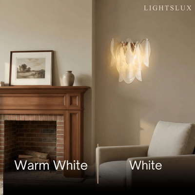 Lunara French Style Wall Lamp – Iron & Glass for Living Room09