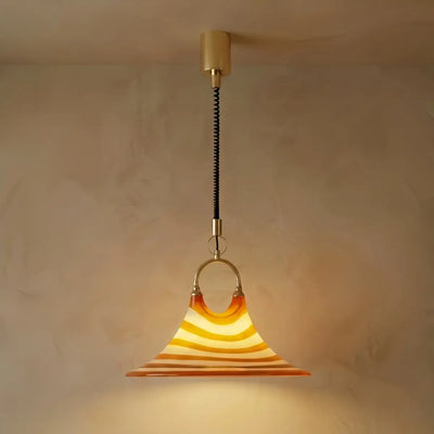 Vivara Art Deco Pendant Light-- Iron & Acrylic for Living Room