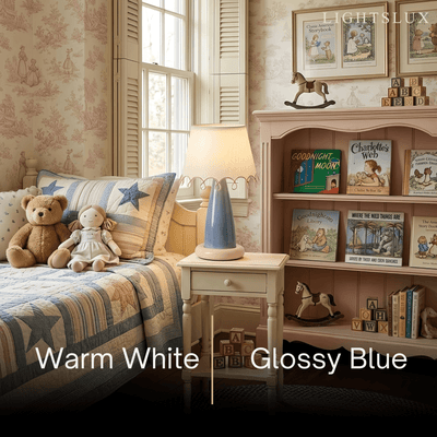 Morandia Table Lamp--Metal and Fabric for Living Room