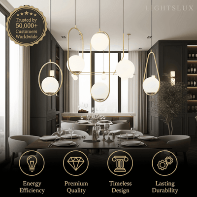 Pendant Light in 5 Style for Dining Room/Living Room
