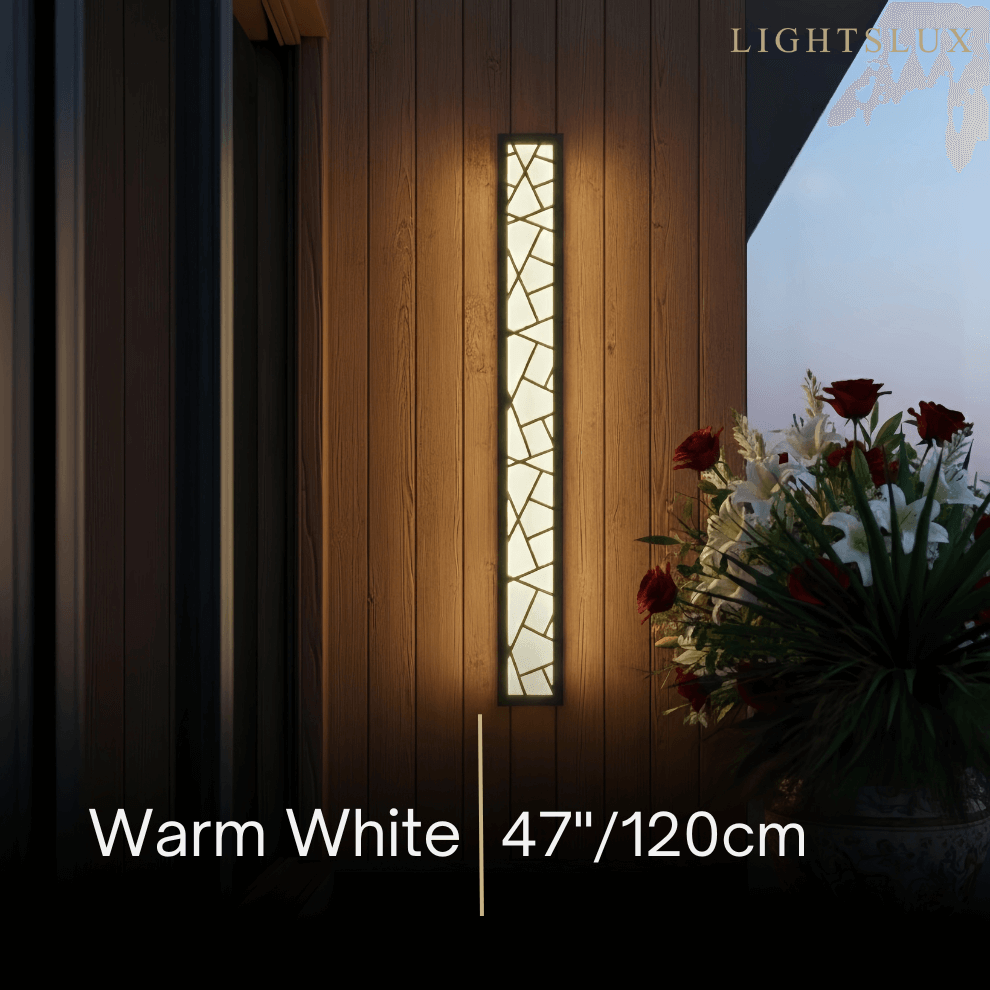 Art Deco Waterproof Wall Light in 8 Size for Yard/Terrace