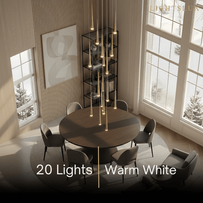 Design Chandelier - Versatile Statement Piece for Living Room/Entryway