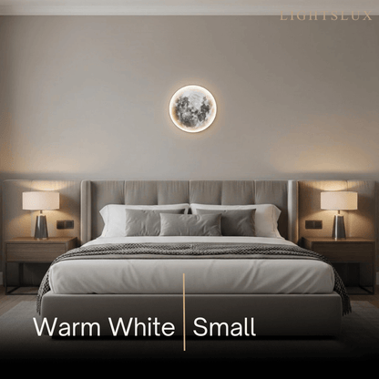 Moon Wall Night Light – Soft Warm LED Wall Lamp for Nursery & Cozy Home Lighting
