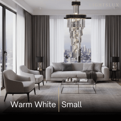 Excelis_Luxury_Cone_Crystal_Chandelier