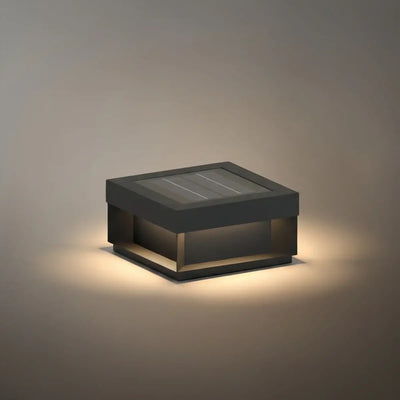 Modern Solar Rectangle Ground Light – Stainless Steel Pathway & Garden Light