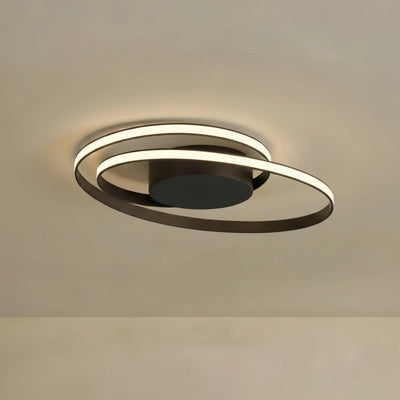 Ceiling Light – Black Ash Iron & Silica Gel for Bedroom/Living Room