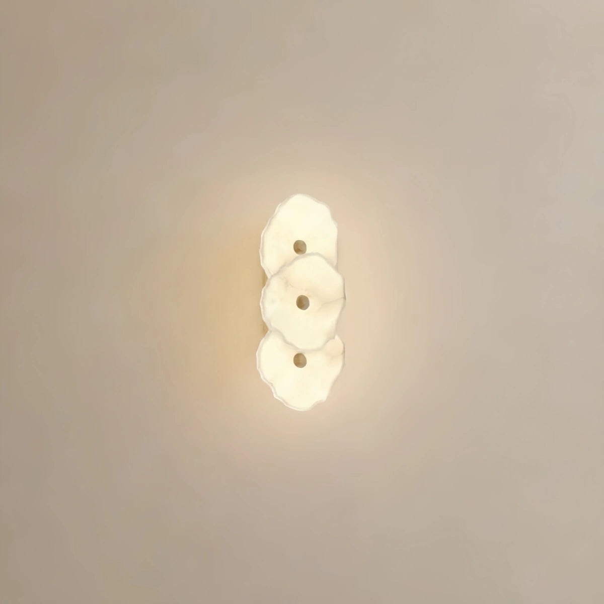 Excelis Royal Alabaster Petal Wall Sconce – Hand-Layered with Brushed Gold Brass