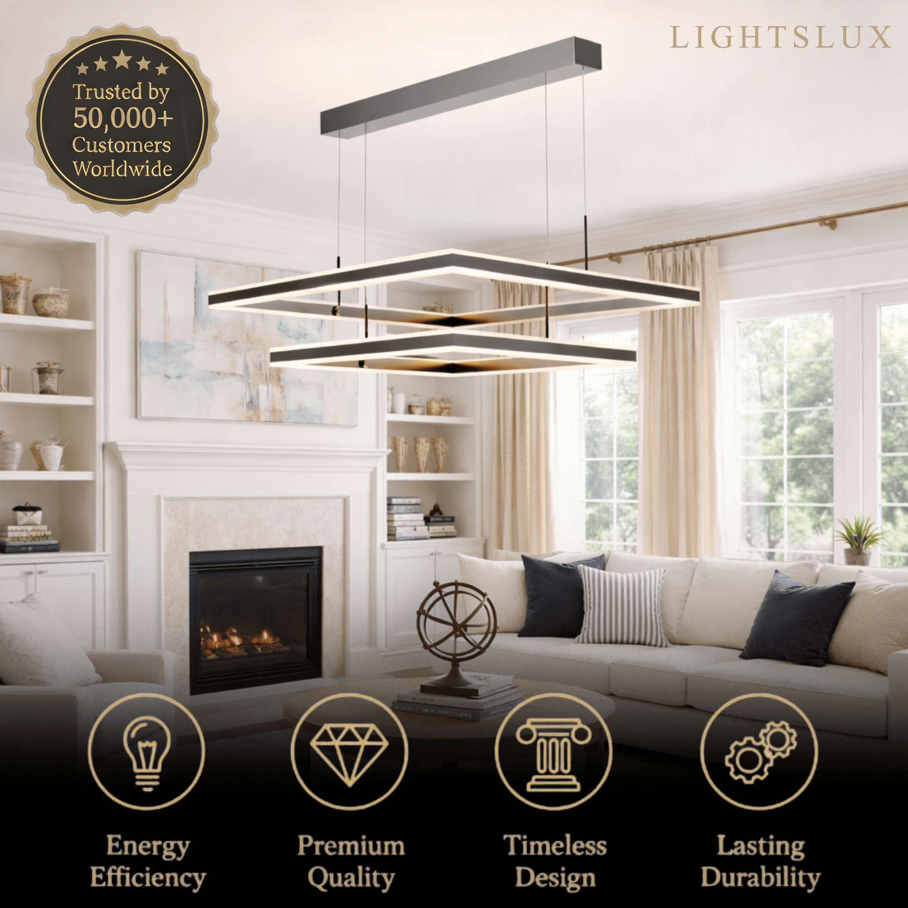 Arcato_Modern_Tiered_Square_Chandelier