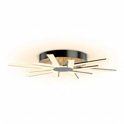 Nebula Modern Star Radiating Ceiling Light – Black/GoldAcrylic Rods for Living Room