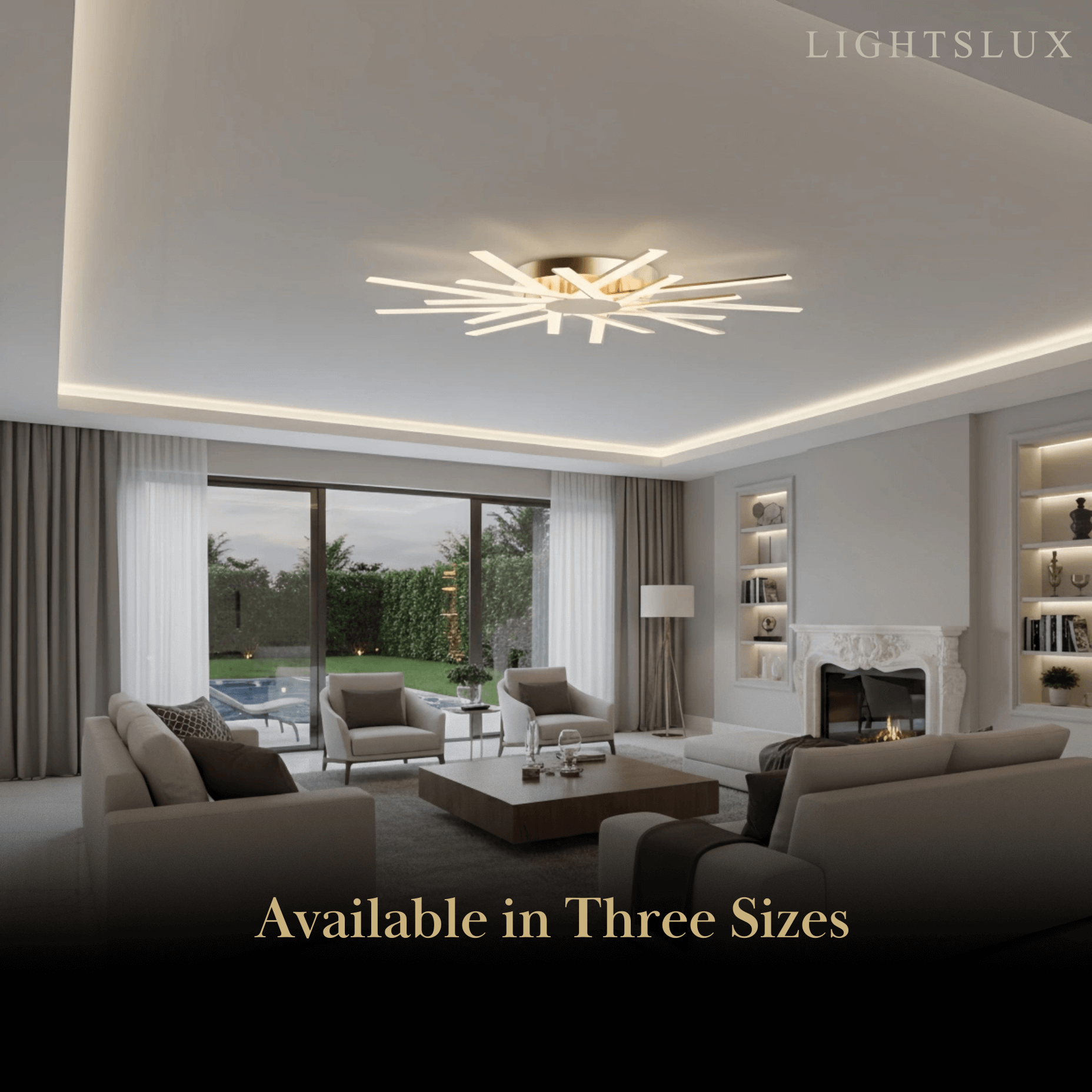 Nebula_Modern_Star_Radiating_Ceiling_Light