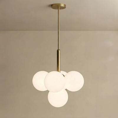 Excelis Modern Pendant Light – Radiating Acrylic Rods Flush Mount