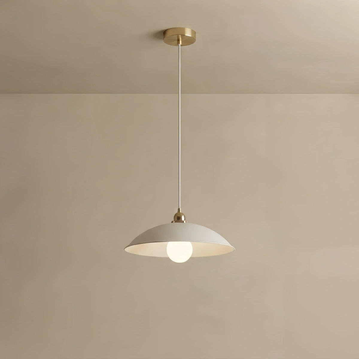 Sandora Modern Alabaster Dome Pendant – Brushed Gold Frame Soft Inviting Glow Kitchen Island