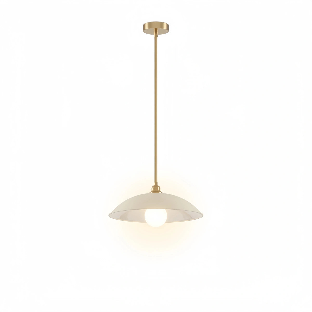 Sandora Modern Alabaster Dome Pendant – Brushed Gold Frame Soft Inviting Glow Kitchen Island