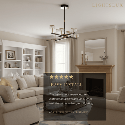 Excelis_Modern_Luxury_Tiered_Gold_Pearl_Black_Chandelier