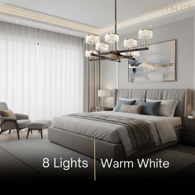 Excelis_Modern_Luxury_Tiered_Gold_Pearl_Black_Chandelier