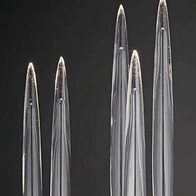 Excelis Modern  Geometric Gold Chandelier