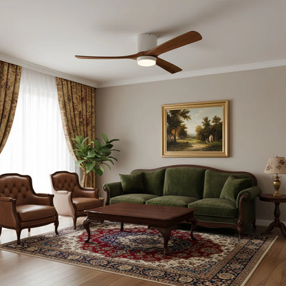 Lunara Nordic Ceiling Fan Light