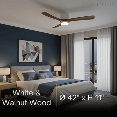 Lunara Nordic Ceiling Fan Light