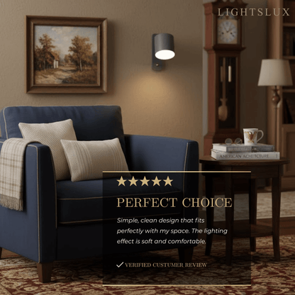 Modern Wall Lamp – Rotatable Cylinder Macaron Color Palette