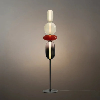 Prisma Modern Floor Lamp – Hand-Blown Crystal Interactive Design