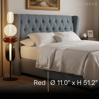 Prisma Modern Floor Lamp – Hand-Blown Crystal Interactive Design