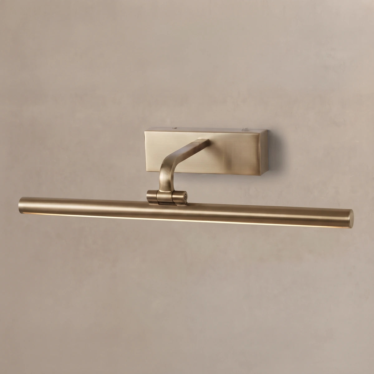 Arcato Modern Adjustable Wall Lamp — Polished Brass Integrated LED for Artwork Mirro