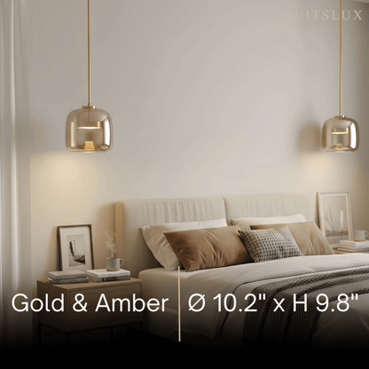 Vetro Modern Hand-Blown Pendant Lamp