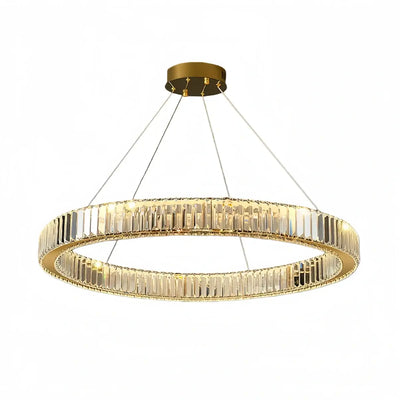 Modern Interlaced Ring Pendant Light 