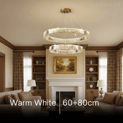 Modern Interlaced Ring Pendant Light 