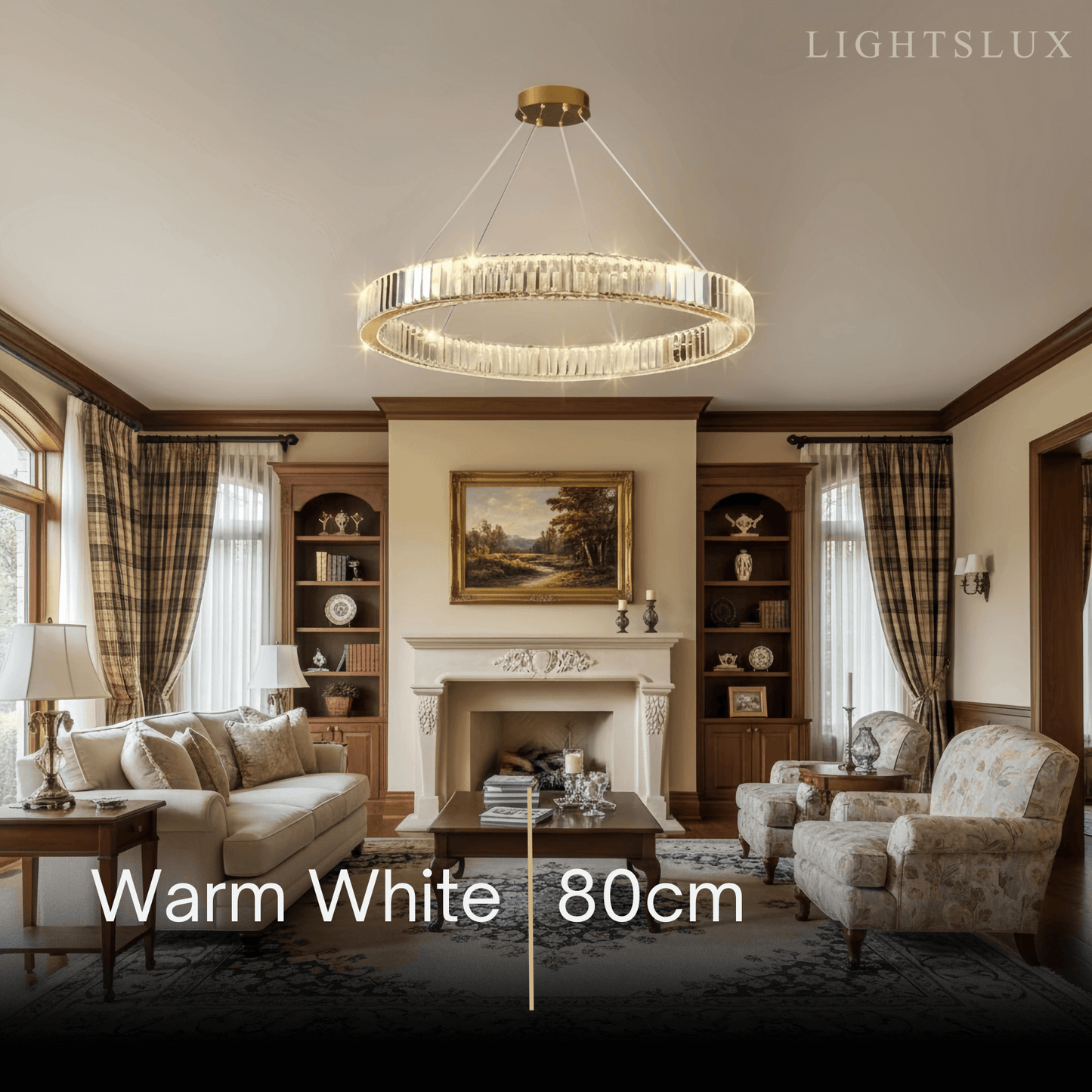Modern Interlaced Ring Pendant Light 