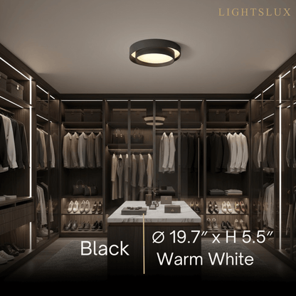 Contemporary Cylinder Ceiling Light — Matte Neutral LED for Living Room