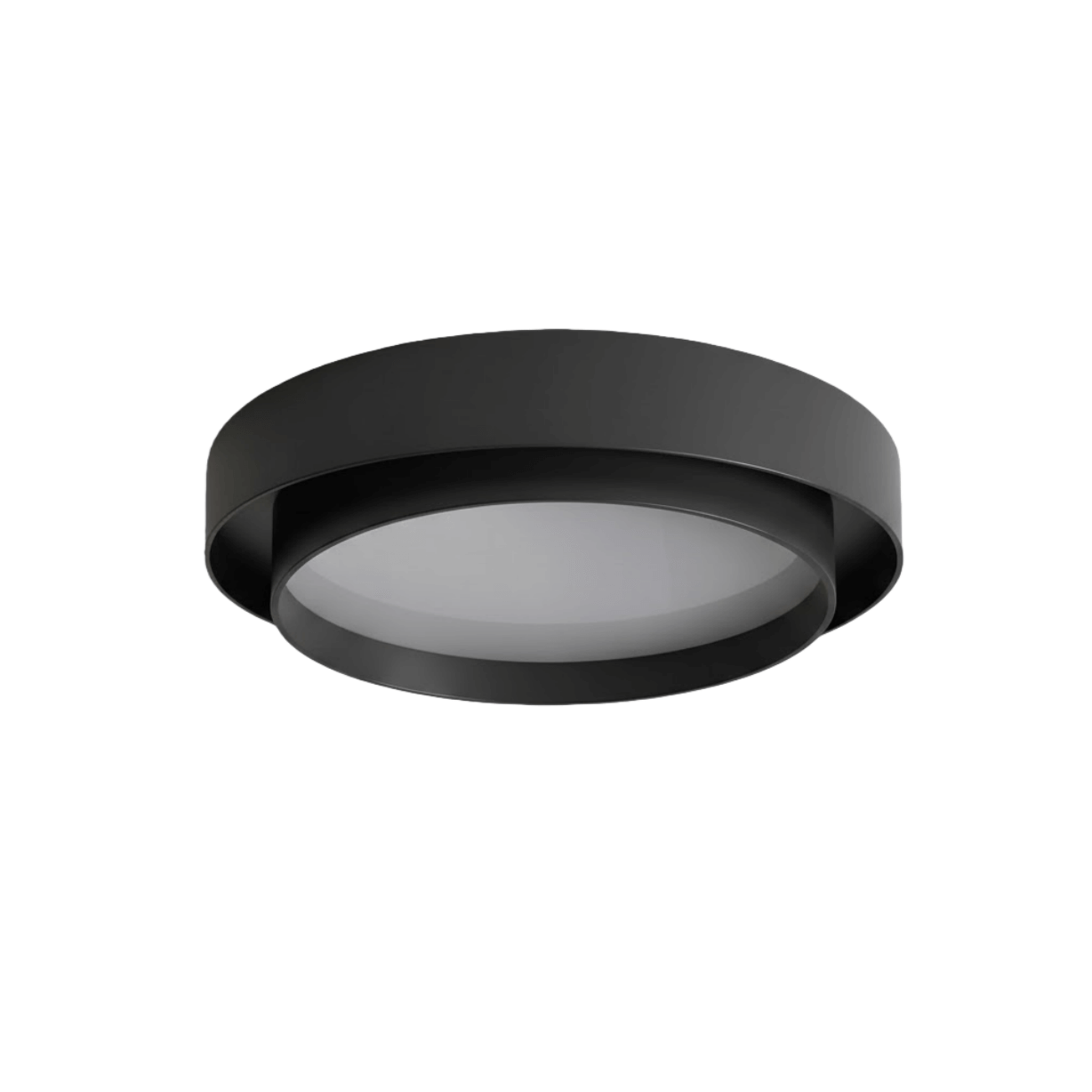 Contemporary Cylinder Ceiling Light — Matte Neutral LED