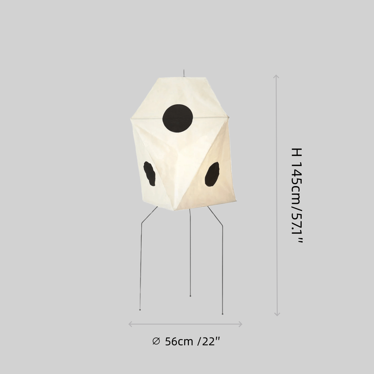 Japanese Rice Paper Floor Lamp