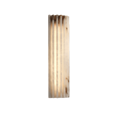 Modern Alabaster Wall Light – White Natural Stone 