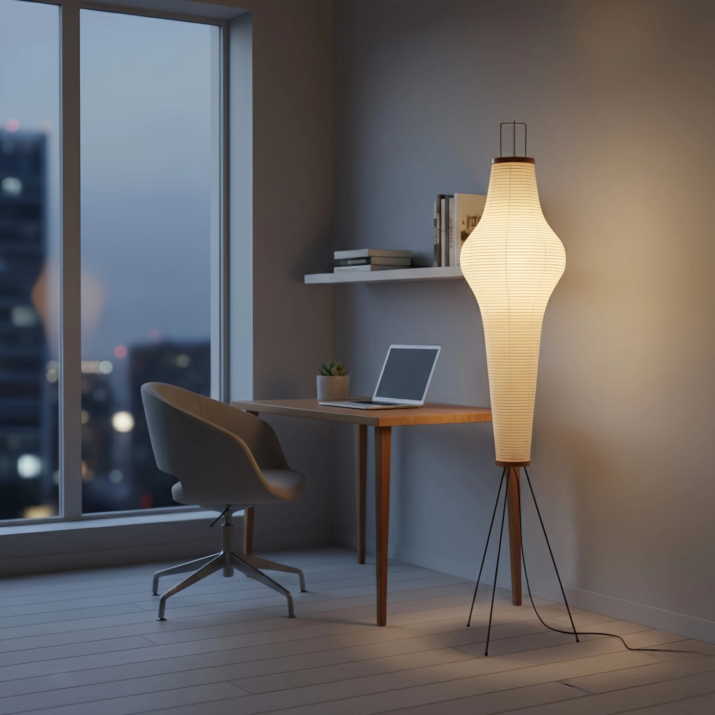 Japanese_Floor_Lamp_Mulberry_Paper_Lantern_Light