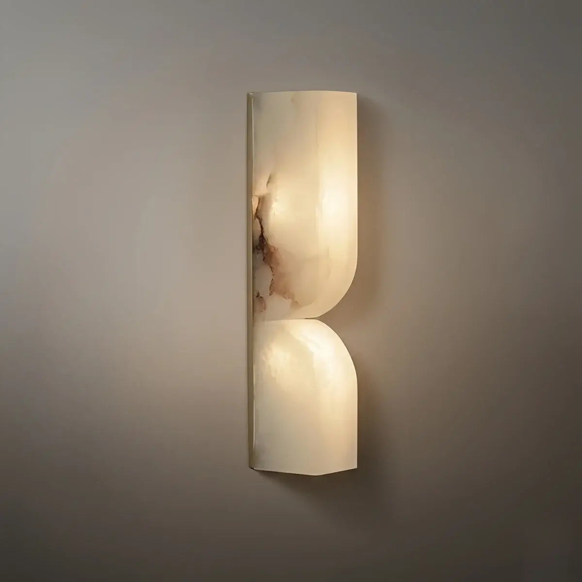 Modern Alabaster Wall Sconce – LED Stone Wall Light