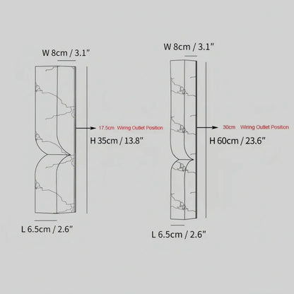 Modern Alabaster Wall Sconce – LED Stone Wall Light