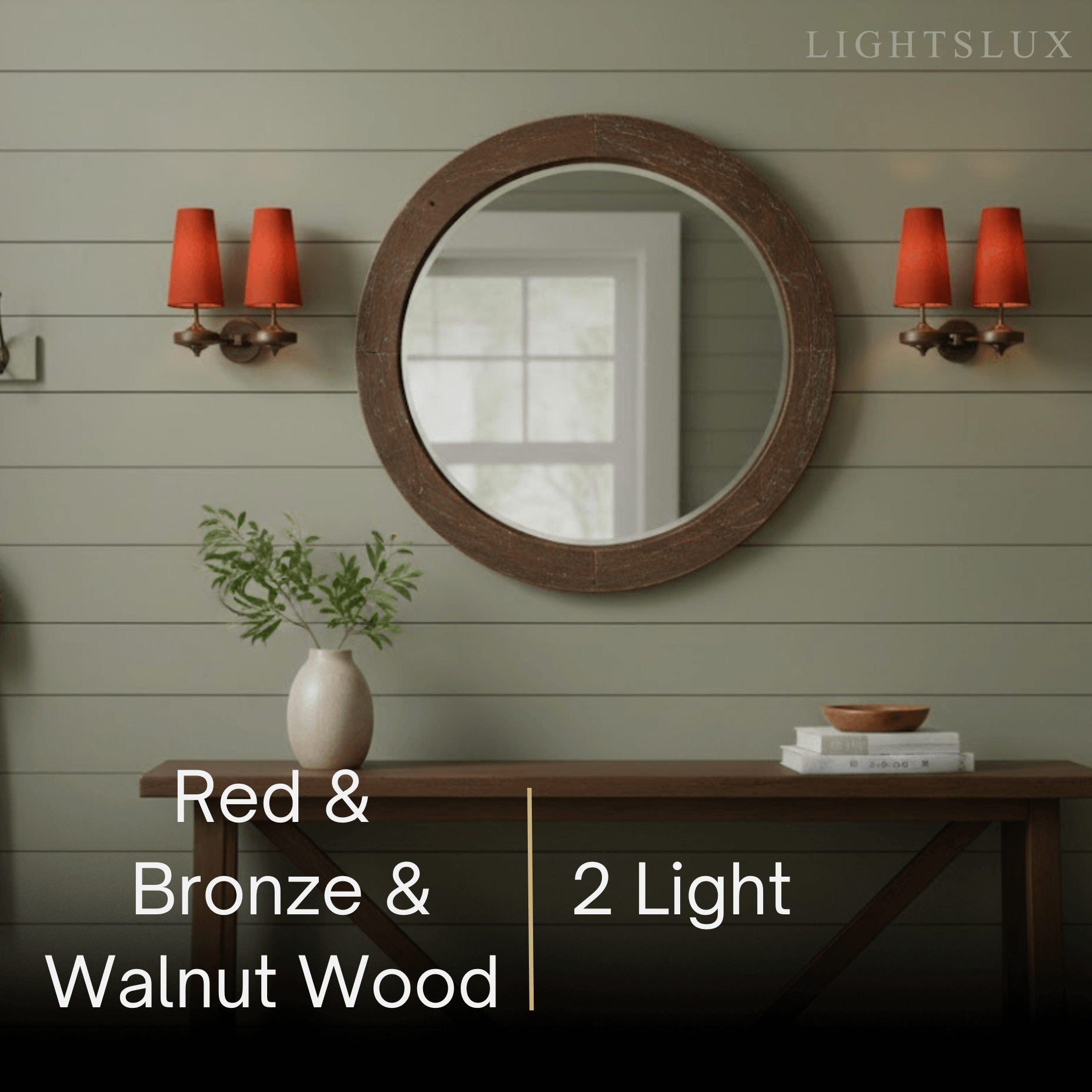 Mid-Century Wall Sconce – Fabric Shade and Wood Wall Light