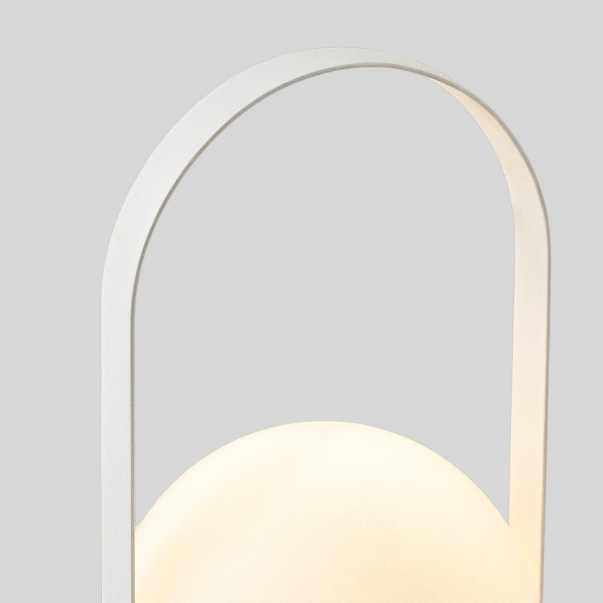 Modern Portable Table Lamp – LED Glass Lantern Light with Handle in Gold, Black or White