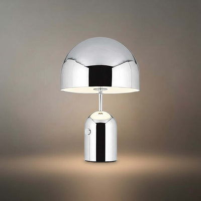 Modern Bell Table Lamp – Metal Dome Desk Light