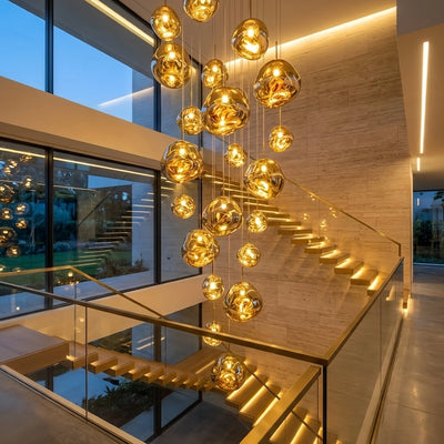 Pendant Lamp — Mirror Finish in 4 Color for Dining Room/Living Room