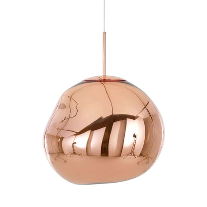 Contemporary Twisted Pendant Lamp — Mirror Finish in 4 Color