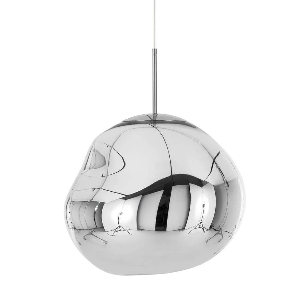 Contemporary Twisted Pendant Lamp — Mirror Finish in 4 Color