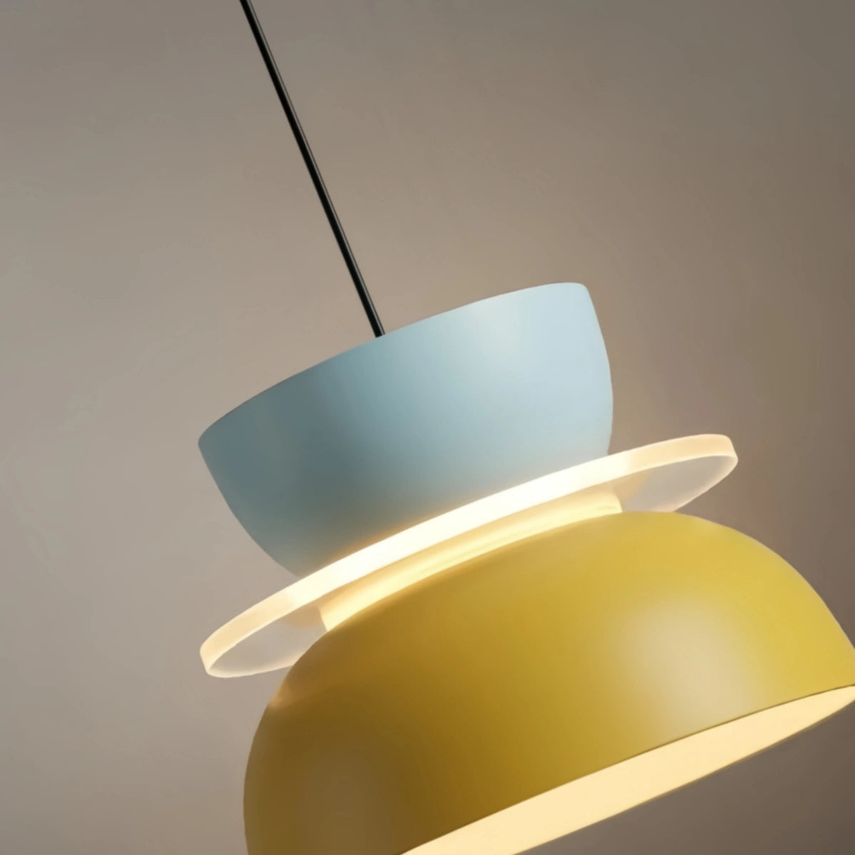 Morandia Art Deco Contrast Color Pendant Light