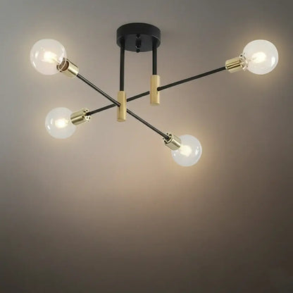 Modern Branching Chandelier 