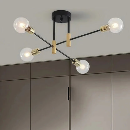 Modern Branching Chandelier 