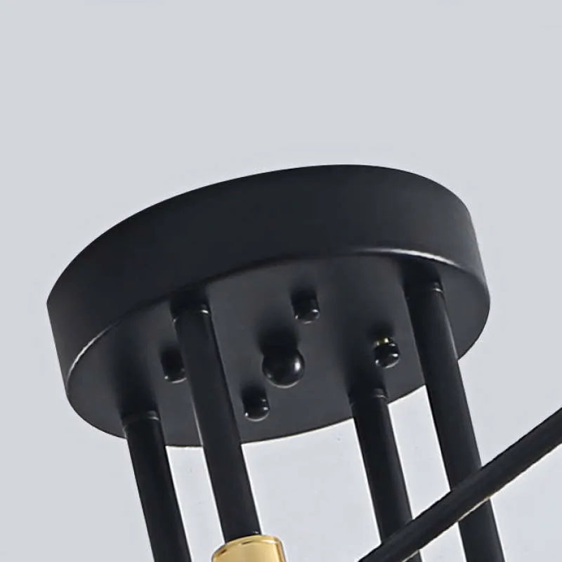Modern Ceiling Light Metal Detail