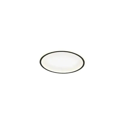 Embrace Modern Round Ceiling Light – Black&White Metal for Living Room