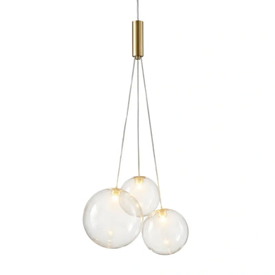 Designer Bubble Pendant Light — Clear Glass